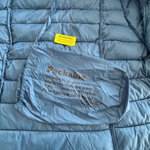 NWOT Canada Weather Gear blue packable quilted jacket size XL - Picture 8 of 14